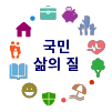 국민 삶의질지표일러스트
