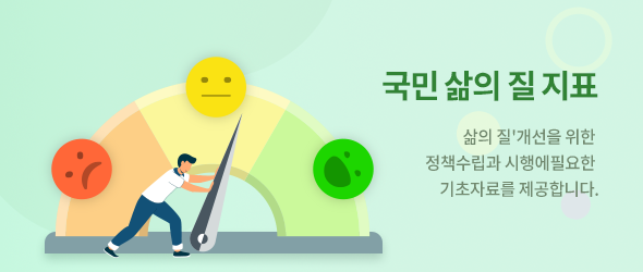 국민 삶의 질 지표일러스트